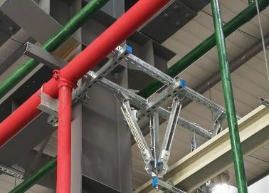 白河该抗震支架的整体式支吊架结构协调性好